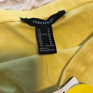 Forever 21 Dresses - YELLOW TUBE TOP SUMMER DRESS Forever 21 Dresses - YELLOW TUBE TOP SUMMER DRESS